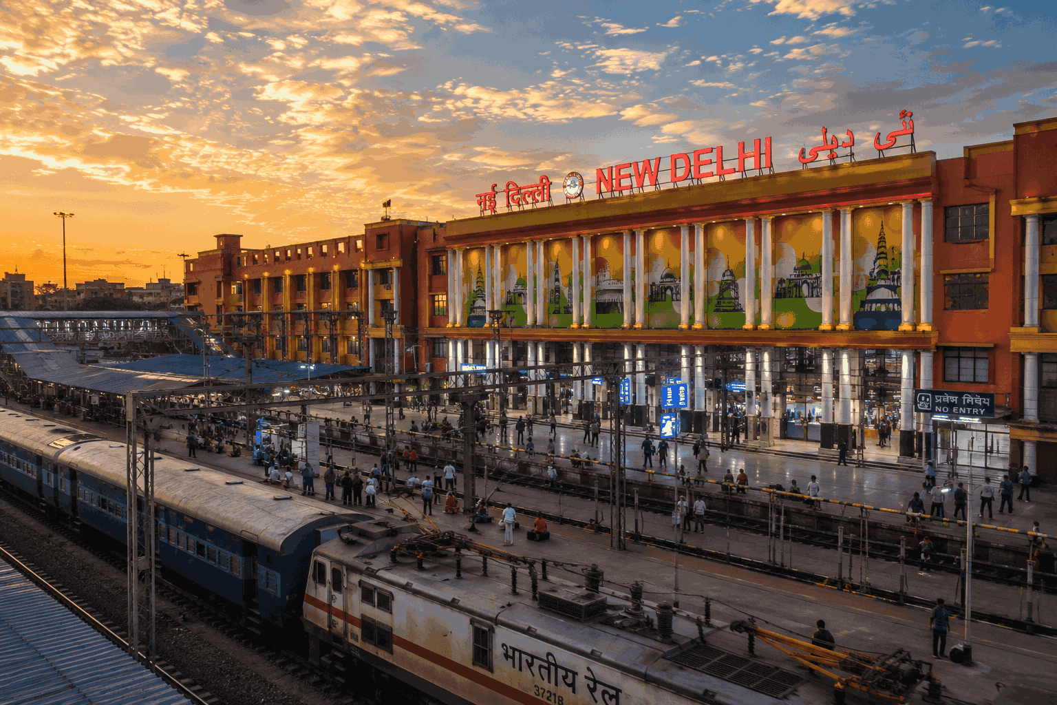 How to Reach from Kolkata to Delhi Train