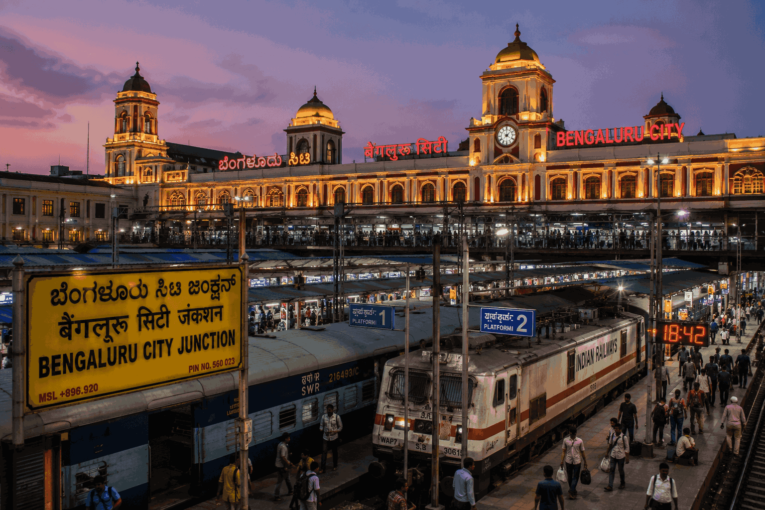 How to Reach from Kolkata to Bangalore Train | Full Details of Kolkata to Bangalore Train